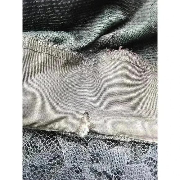 Vtg 80s/90s Fredrick's of Hollywood Junior's Size 5 Black Tulle Dress - Picture 12 of 16